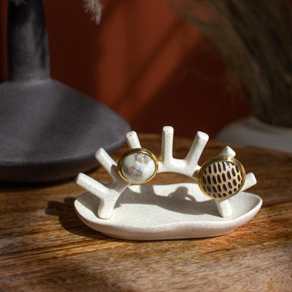 Ceramic Sunshine Jewelry Dish