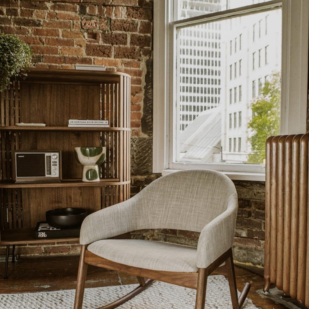 Mid-Century Walnut Bookcase